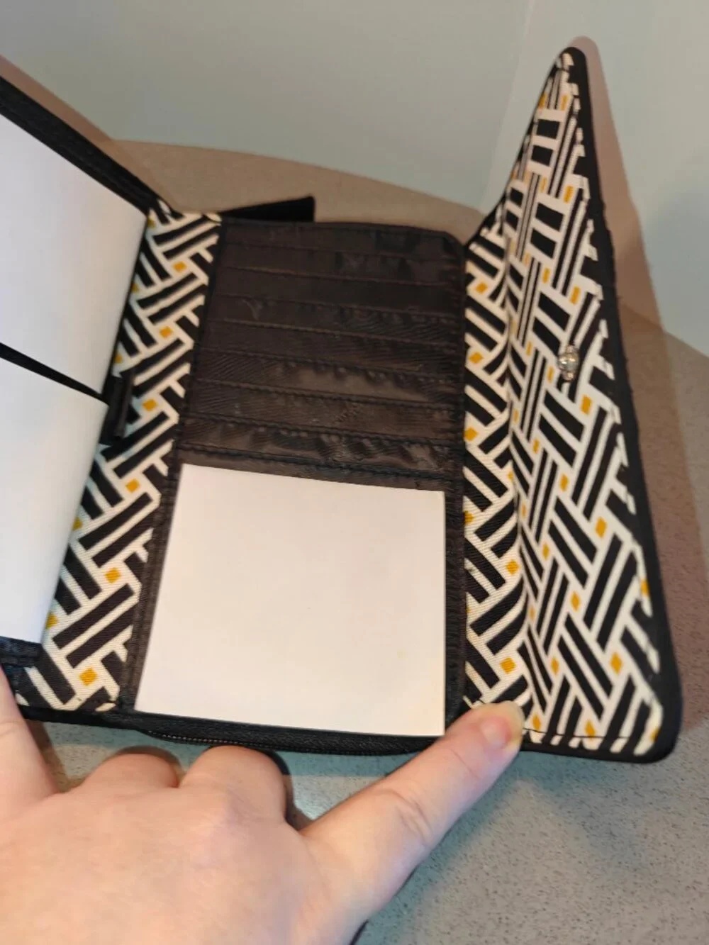Vera Bradley Ultimate Wallet Black Quilted